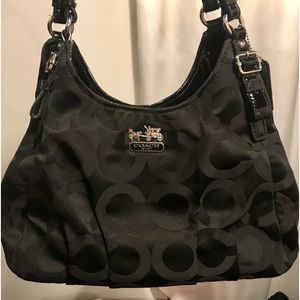 Black coach purse